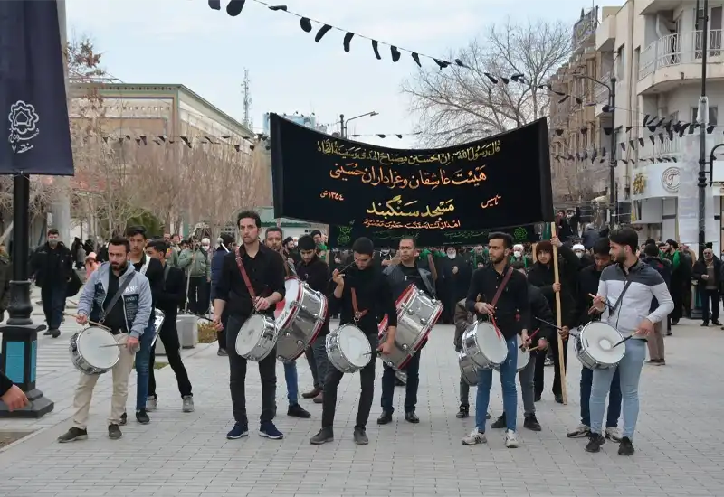 دسته عزاداری روز شهادت حضرت زهرا علیها السلام - 3 جمادی الثانی 1399