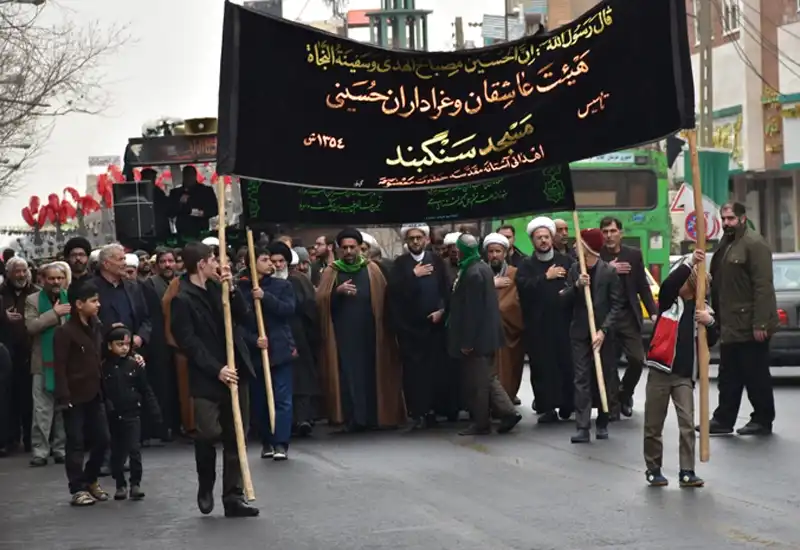 دسته عزاداری روز شهادت حضرت زهرا علیها السلام - 3 جمادی الثانی 1397