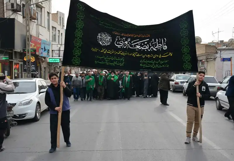 دسته عزاداری روز شهادت حضرت زهرا علیها السلام - 3 جمادی الثانی 1398