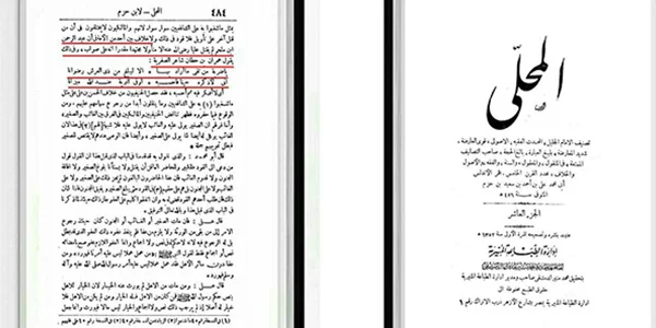 دفاع ابن حزم اندلسی از قاتل امیرالمؤمنین علیه السلام