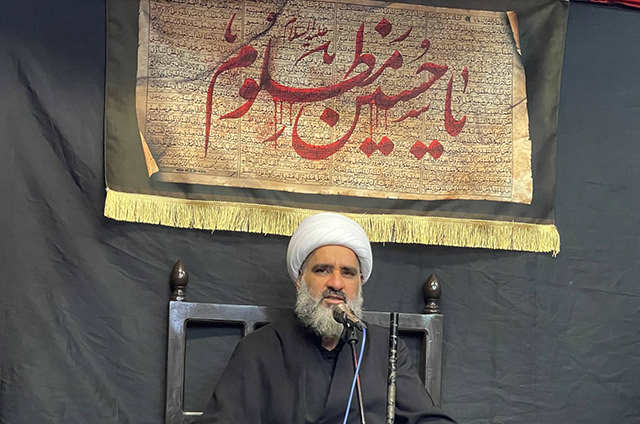 شب هفتم محرم الحرام 1448 - حجت الاسلام بومی اهوازی - دفتر آیت الله موسوی اصفهانی ، قم