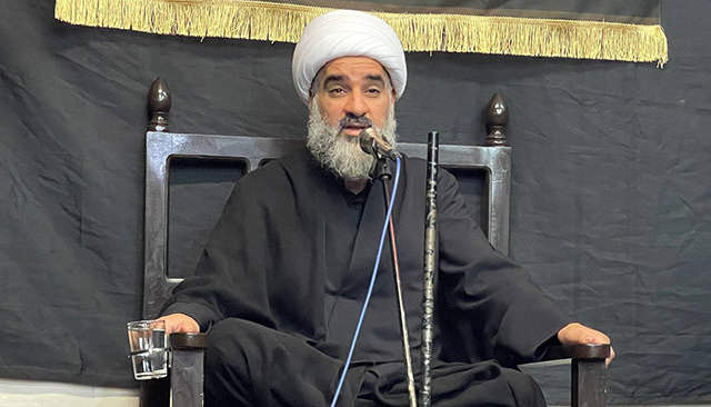شب نهم محرم الحرام 1448 - حجت الاسلام بومی اهوازی - دفتر آیت الله موسوی اصفهانی ، قم