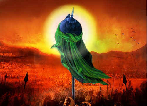 سر مطهر امام حسین علیه السلام کجا و خانه شمر ملعون کجا؟!