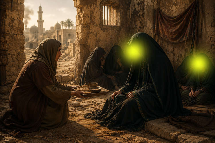 قصه نذر زن شامی در خرابه برای حضرت زینب سلام الله علیها