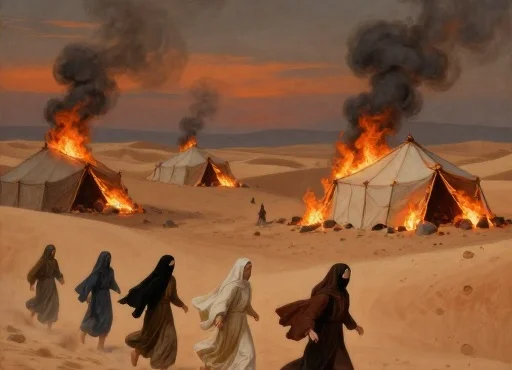 عصر عاشورا-غارت - خیمه